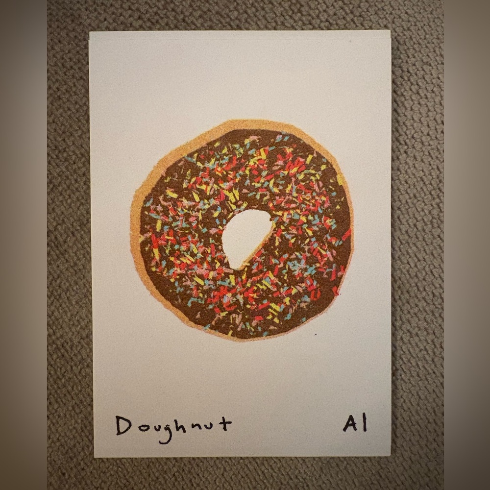Inciardi mini print- Rainbow Sprinkle doughnut